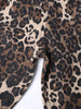 Leopard Ripped Wide Leg Jeans For Women High Waist Patchwork Button Loose Denim Pant Female Clothing