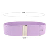 Women Elastic Band Wide Belts Simple Down Coat Waist Belt Female Buckle Black Strap Dress Decoration Accessories Ladies