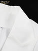Loose White Office Women Blazer Winter Lapel Long Sleeve Blazers Elegant Classic Solid Top Female Clothing