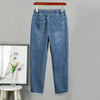 Spring Autumn Jeans Women's Denim Harem Pants Loose Large-size Elastic-waist Vintage Casual Trousers Female Jeans