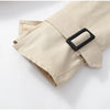 Solid Lace Up Long Trench Coat Women Full Sleeve Lapel Single Breasted Loose Outerwear Chic Lady Autumn Street Windbreak