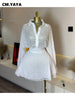 Women's Dress Long Sleeve See Through Shirt A-Line Mini Fall Street Vacation Birthday Evening Dresses