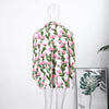 3d Flower Blazer Coat Women Casual Long Sleeve Lapel Single Breasted Loose Jacket Female Autumn Winter Chic Lady Outwear