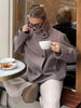 Women's Autumn Winter Stand Collar Thick Jackets Autumn Female Single Breasted Loose Long Sleeve Coats Lady Short Outwear