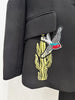High Street Stylish Designer Suit Set Women's Nail Bead Embroidered Blazer Pants Set 2pcs