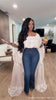 Square Neck Flowy Tunic Blouse Batwing Long Ruffle Maxi Cape Sleeve Loose Chiffon Blouse Women Boho Casual Elegant Flowy Shirt