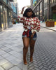 Elegant Women Button Front Floral Appliques Long Sleeve Jacket Thick Warm Winter Streetwear Outwear
