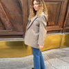 Women's Oversized Blazers Back Bandana Paisley Patchwork Tassels Suit Jacket Autumn Office Lady Lapel Long Sleeve Loose Coat