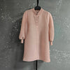 Spring Pleated Single Breasted Cardigan Coat For Women Casual Elastic Loose Mid-Length Coat 2DB5482