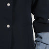 gestring Women Blazer Autumn Denim Stitched Single Breasted Ladies Black Blazer Coat Women's Long Suit Jacket