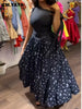 Women's Off Shoulder Flowy Maxi Dress Floral Print High Waist Long Dress Elegant Evening Party Prom Birthday Dress