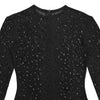 Women O-neck Long Sleeve Mesh Diamonds Rhinestones Long Dress Birthday Bodycon Mermaid Maxi Dresses Vestidos