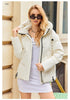 Winter Down Jacket Women Short Classic zipper Design Pocket Stand Collar Hooded Slim Coat Women Parkas 83319
