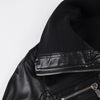 Women Faux Leather Jackets Solid Short Coat Zipper Pocket Turn Down Collar Long Sleeve Waist Cinched Slim Streetwear Autumn