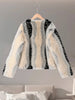 Print Faux Fur Jackets Women Loose O Neck Long Sleeves Fluffy Warm Parka Female Winter Chic Street Outwears