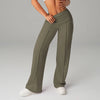 High Waisted Yoga Pants for Women, Loose Wide Leg Workout Trousers with Pockets for Running and Outdoor Exercise