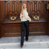 Women's Coats Jacket Double Breasted Belted Cropped Trench Coat Stand Collar Long Sleeve Casual Outerwear For Ladies