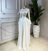 Women Lace Up O-neck Long Sleeve Big Swing A-line Maxi Dress Sexy Parties Education Vacation Long Dresses Vestidos