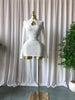 Women Stand Collar Elastic Bodycon Midi Mini Dress Satin Fall Winter Cocktail Even Birthday Party Dresses