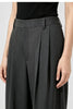 Minimalist Women Stripe Shirt Autumn Lapel Concealed Placket Loose Wide Leg Pants Casual Trousers Separate 12623109