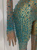 Sparkly Rhinestones Sexy Mesh See Through Bodycon Jumpsuit Women Birthday Gown Women Bar Nightclub Dancer Stage Outfit