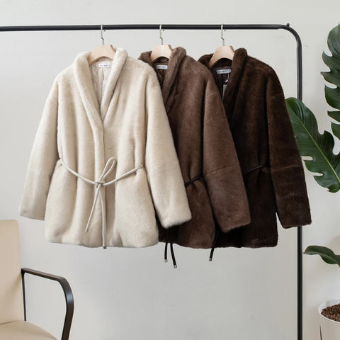 faux fur coat women