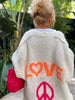 Oversize Knitted Women Sweater Long Sleeve Loose Cardigan Warm Coats Female Winter Casual Ladies Clothes