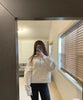Lulu Flora Winter women's sports sweater camping half-zip hooded shirt with fleece outdoor running warm jacket, thickened