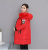 Parkas Women Winter Jacket Coat Hooded Fur Collar Outwear Female Parka Thick Cotton Padded Female Overcoat