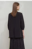 Minimalist Women's Blazer Mujer Autumn Solid Loose Seven-quarter Sleeve Lapel Button Commuter Suit Jacket 12512019