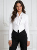 Womens Swallowtail Jacket Lapel Tuxedo Coat Tailcoat Blazer Vintage Outerwear for Nightclub Cocktails Waitress Cosplay Costume