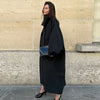 Chic Stand Collar Long Woolen Coats Women Loose Puff Sleeve Single Breasted Solid Warm Overcoat Autumn Winter Lady Outwear