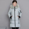 Parkas Women Winter Jacket Coat Hooded Fur Collar Outwear Female Parka Thick Cotton Padded Female Overcoat