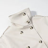 Autumn Beige Lapel Long Trench Coats With Belt Double Breasted Loose Women Windbreaker Winter Female Overcoat
