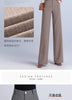 Thickened Woolen Wide-leg Autumn Winter Herringbone Makes It Look Slim Straight-leg Casual Pants Women