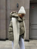 Winter Warm Puffer Jackets Women's Loose Parkas Coat Hooded Bread Jacket Outwear Cotton-padded Solid Quilted Jacket