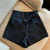 Women Shorts Mooyufon Black Shorts Women Harajuku Elegance High Waisted Shorts A Line Slim Casual Girl Straight Pants Sexy