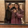 Street Pu Leather Women Long Coat Y2K Solid Belt Lapel Pocket Full Sleeve Female Jacket Autumn Winter Lady Outwear