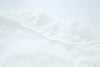 Elegant Chic Lace Maxi Dress White Cotton Autumn Spring Long Sleeve Women Dresses Loose Hollow Out Holiday Vestidos