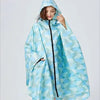 Big Size Women Leopard Raincoat Lightweight Rain Coat Poncho Ladies Waterproof Cloak Raincoats Adults Windproof Rainwear