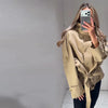 Spring Stand Collar Double Breasted Trench Coat For Women Elegant Long Sleeve Lace Up Jacket Lady Street Chic Outerwear