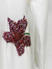 High Street Designer Party Vestido Women's Flowers Diamonds Beaded Slit Sleeve Long Maxi Dress