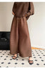 2 Pieces Sets For Women Beading Loose Shirts With Wide Leg Pants Female Elegant Clothing Spring Autumn 2DB2230