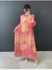 Vintage Chic Printting Straight Pleated Women's Dress Hand-Cranked Floral Long Dresses Spring Clothing 2DB6498