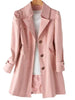 Spring Autumn Casual Windbreaker Version of The Long Windbreaker Top Korean Ladies Coats Jackets Women Trench Clothing