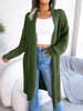 Women's Solid Color Shawl Collar Knit Cardigan Sweater for Autumn Winter Casual Vacation Coat