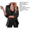 Dressy Sequin Coat Women's Sequin Jacket Shiny Open Front Blazer Jacket Party Sparkly Long Sleeve Cardigan Coat With Pockets 80%