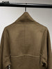 Women's Wool Blend Coat High Neck Belted Wrap Jacket Elegant Long Sleeve Warm Outerwear for Autumn Winter