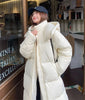 Padded Women Jacket Windproof Warm Winter Long Parkas Overcoat Loose Casual Hoodie Coat Skiing Outerwear Длинные п