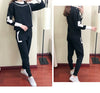 Winter Women Knitted 2 Pieces Set Muslim Casual Thicken Pullover Sweater +Knitted Pant 2PCS Suits Outfit Sport Warm Set